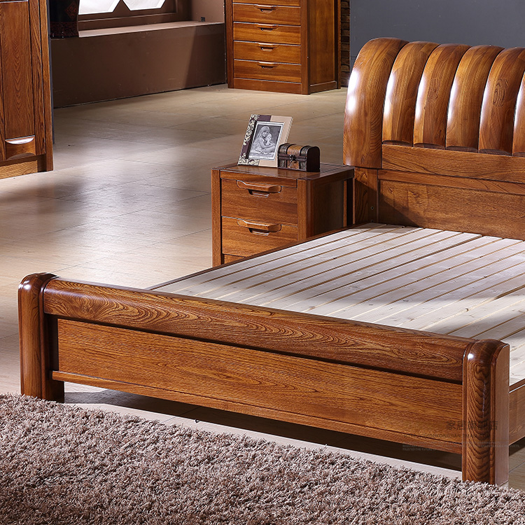 正品純榆木床 匠心獨運的實木雙人床體驗